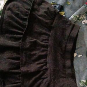 Justice Black Pac-Man Skirt